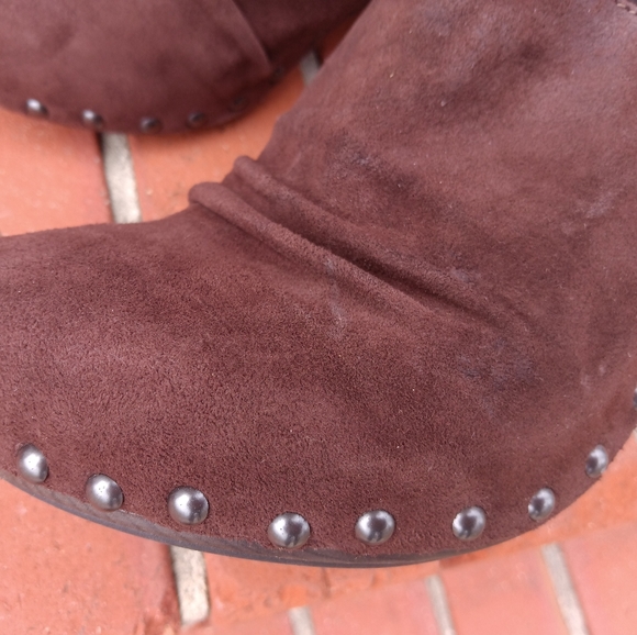 Dansko Nadine Brown Suede Clogs Size 37 - Picture 9 of 16